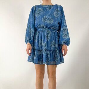 Flying Tomato blue floral dress | size medium